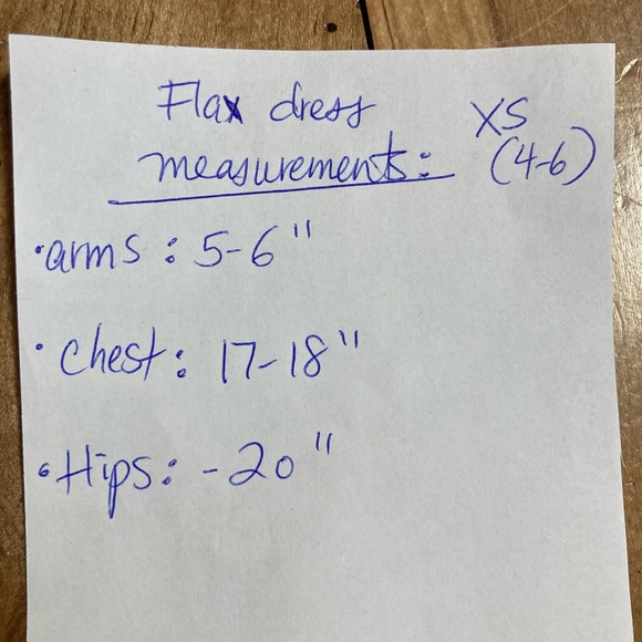 FLAX linen dress SIZE Petite (X-Small) • cornflower blue • NWOT • pockets! 😍 - Picture 13 of 15